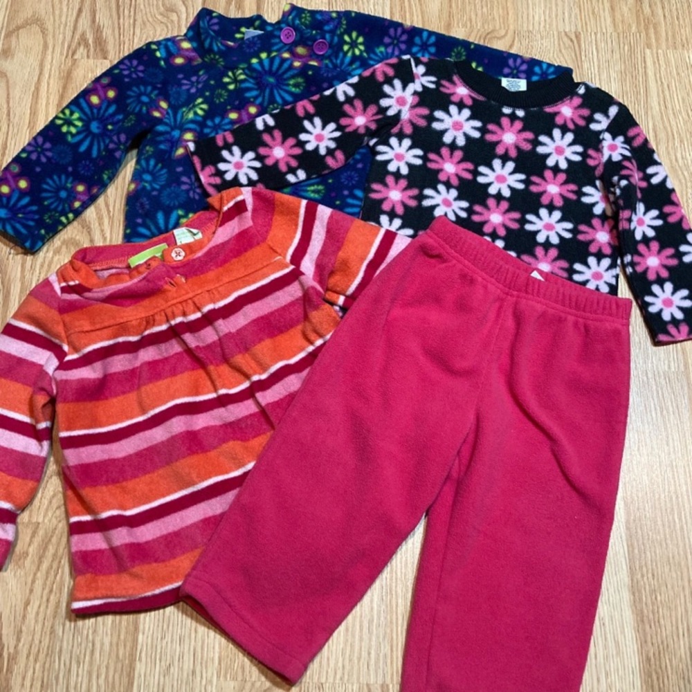 Polar fleece outfit lot 12‎ months